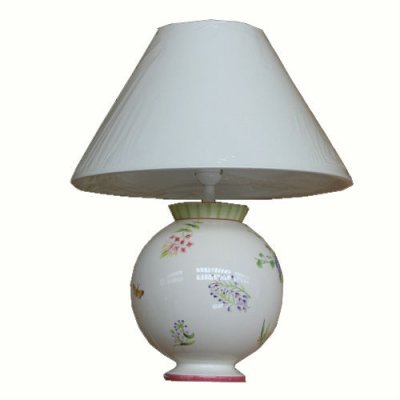 Lampe boule vent de fleurs