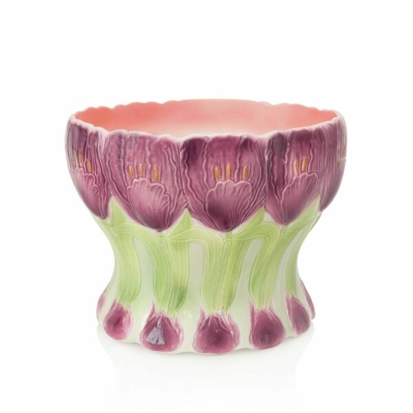 cache-pot-faience-barbotine-tulipe