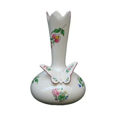 vase-carafe-papillon-faience-luneville