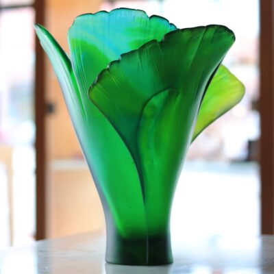 vase-ginkgo-vert-daum-gm