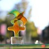 sculpture colombe en cristal Daum France