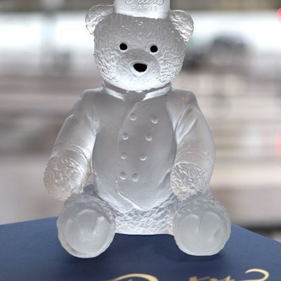 ourson en cristal clair Ritz Paris