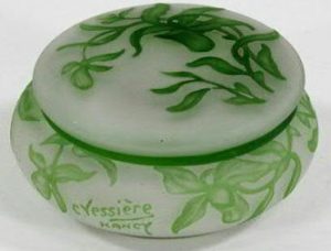 Frères VESSIERE (1901-1950) ÉDITEURS ET CRÉATEURS À NANCY ET BACCARAT 5 boite-pate-de-verre-vessiere