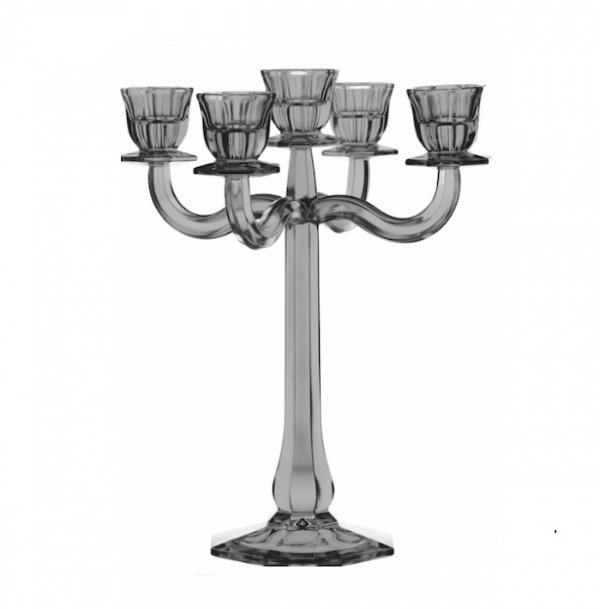 Bougeoir-5-branches-cristal-argent