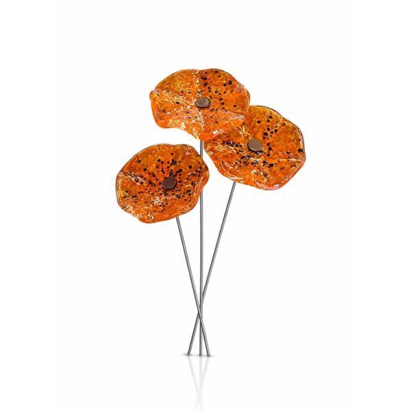 fleur-decorative-verre-exterieur-interieur-orange