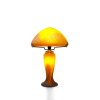 Lampe-pate-verre-orange-vessiere