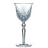 Set 6 Red wine crystal glasses palais