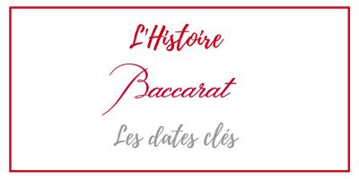 MARCEL WANDERS, SA VIE, SON HISTOIRE, SON ŒUVRE 13 Histoire-Baccarat-dates-cles