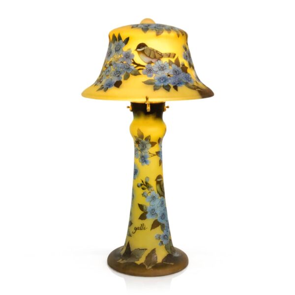 lampe galle decor oiseau 1