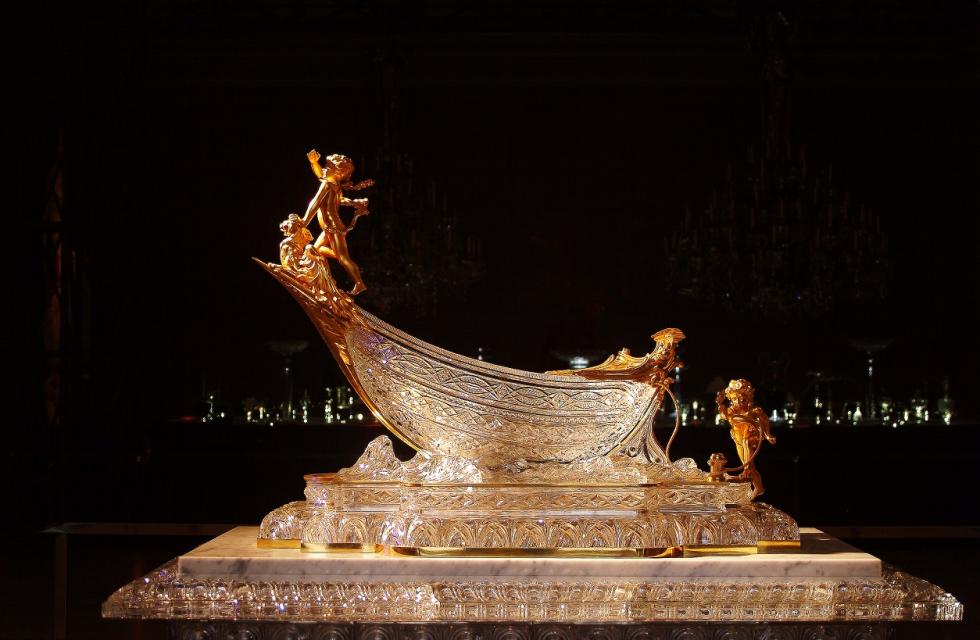 BACCARAT À L'AUBE DU XXE SIÈCLE, L'EXPOSITION UNIVERSELLE DE 1900 6 Nef-Bateau-cristal-baccarat-exposition-universelle-1900