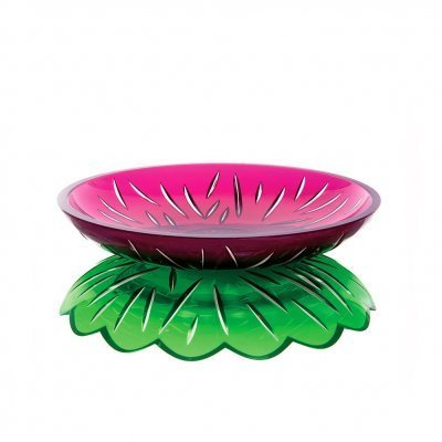 coupe en cristal couleur Jose levy saint louis