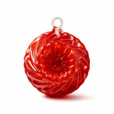 Boule-de-noel-cristal-kouglof-rouge