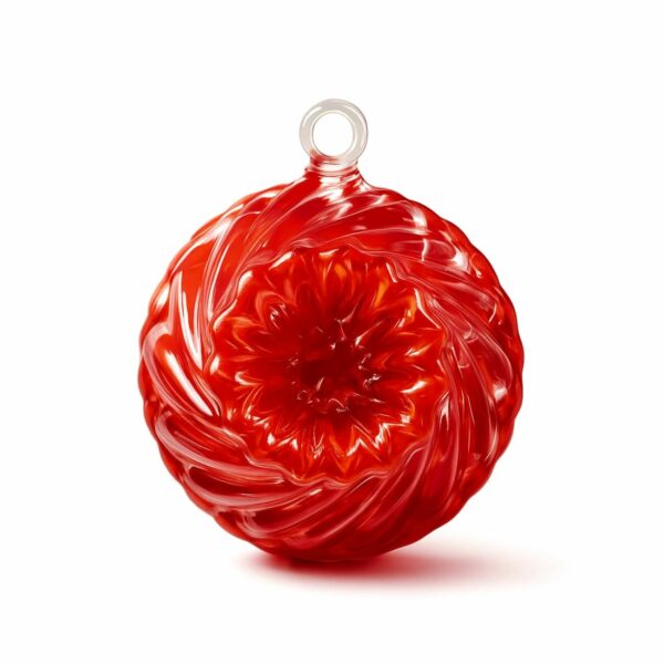 Boule-de-noel-cristal-kouglof-rouge