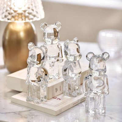 bearbrick-ourson-cristal-clair-baccarat