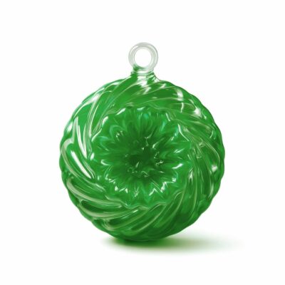 DÉCORATION DE NOËL : 7 IDÉES CADEAUX 18 boule-noel-kouglof-vert-cristal