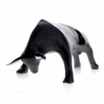 sculpture-taureau-cristal-noir-sevilla daum-