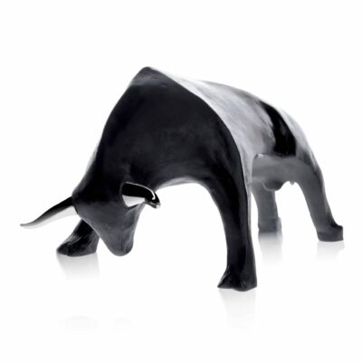 sculpture-taureau-cristal-noir-sevilla daum-
