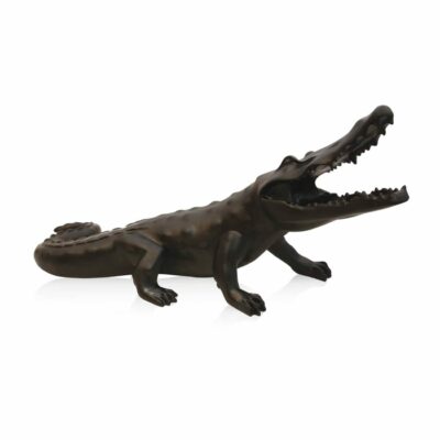 RICHARD ORLINSKI POUR DAUM (L'OVNI DU MONDE DE L'ART) 4 wild-crocodile-cristal-noir-richard-orlinski-daum