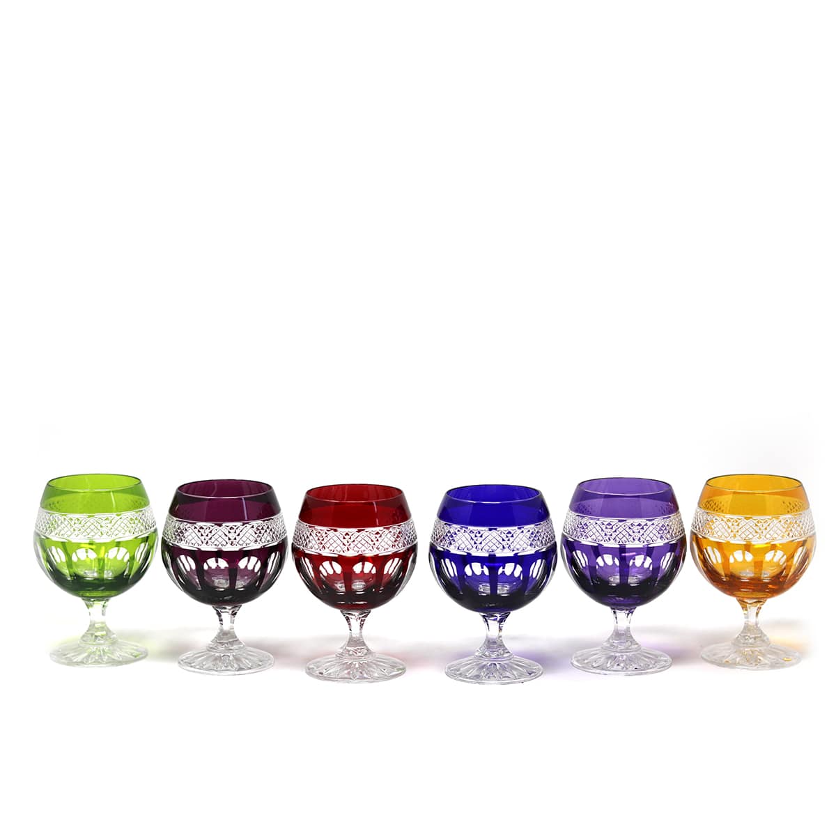Set of 6 cognac glasses mireille 1 coffret-6-verres-cognac-cristal-couleur-mireille
