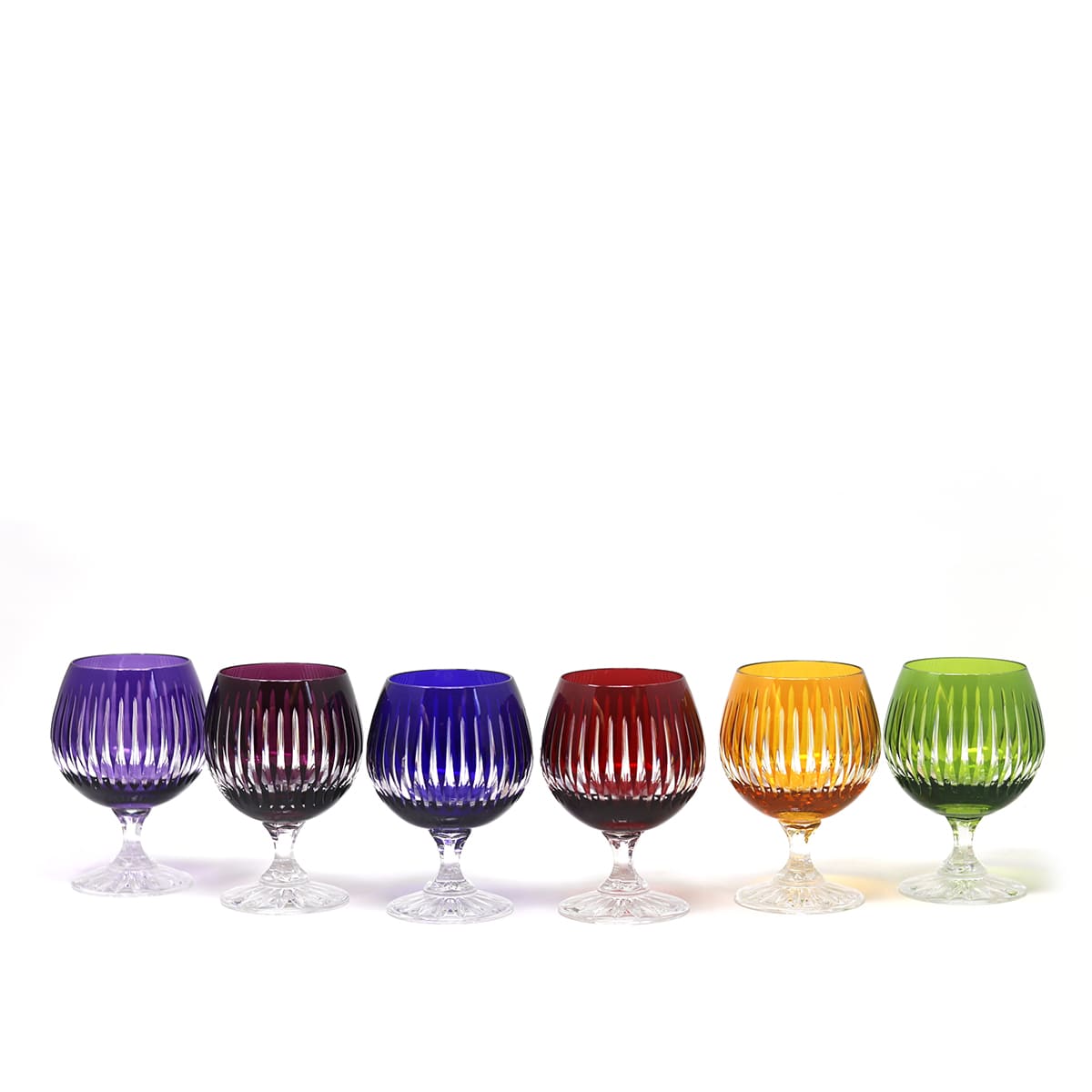 Set of 6 cognac glasses timeless 1 verre-cognac-cristal-couleur-timeless-vessiere-cristaux