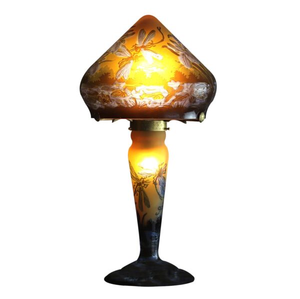 lampe pate de verre vessiere cristaux