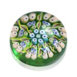 Sulfure presse-papier cristal millefiori