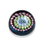 Sulfure presse-papier cristal millefiori