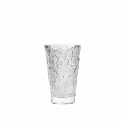 Merles et raisins medium vase lalique - Clear