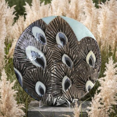 coupe-verre-decorative-paon