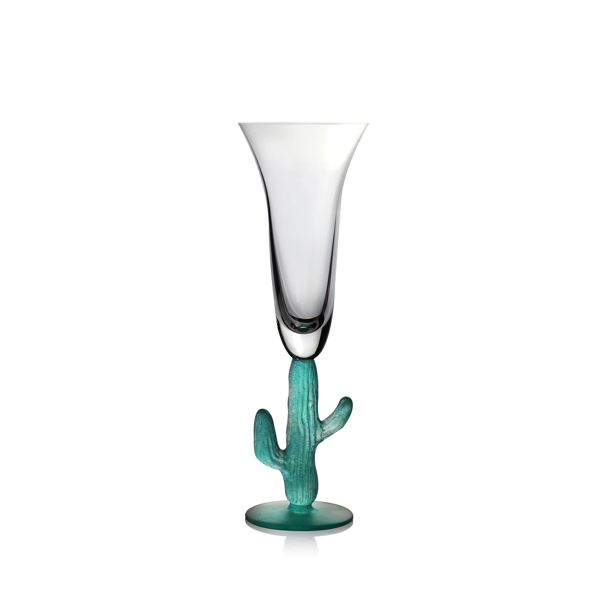 Cactus Daum champagne flute by n McConnico 1 flute-cactus-daum-hilton-mcconnico