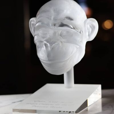 sculpture-chimpanze-verre