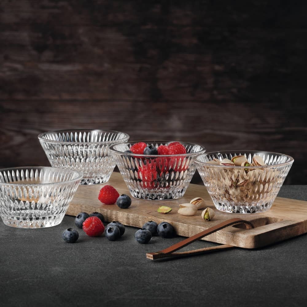 Small bowl X3 + plate Ethno Nachtmann 2 coffret-ethno