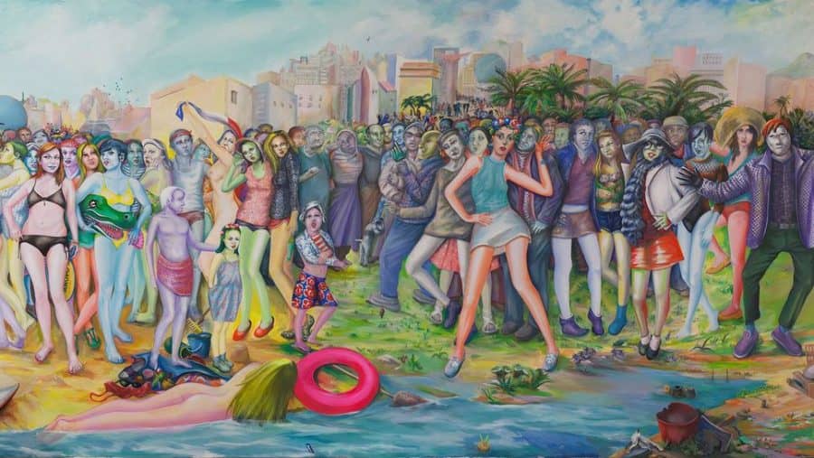 ici-plage-comme-ici-bas-martial-raysse_artiste-pop-art