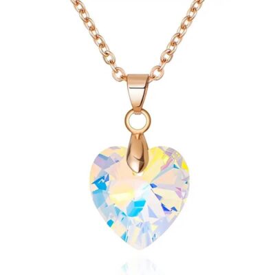 pendentig-coeur-cristal-chaine-dore