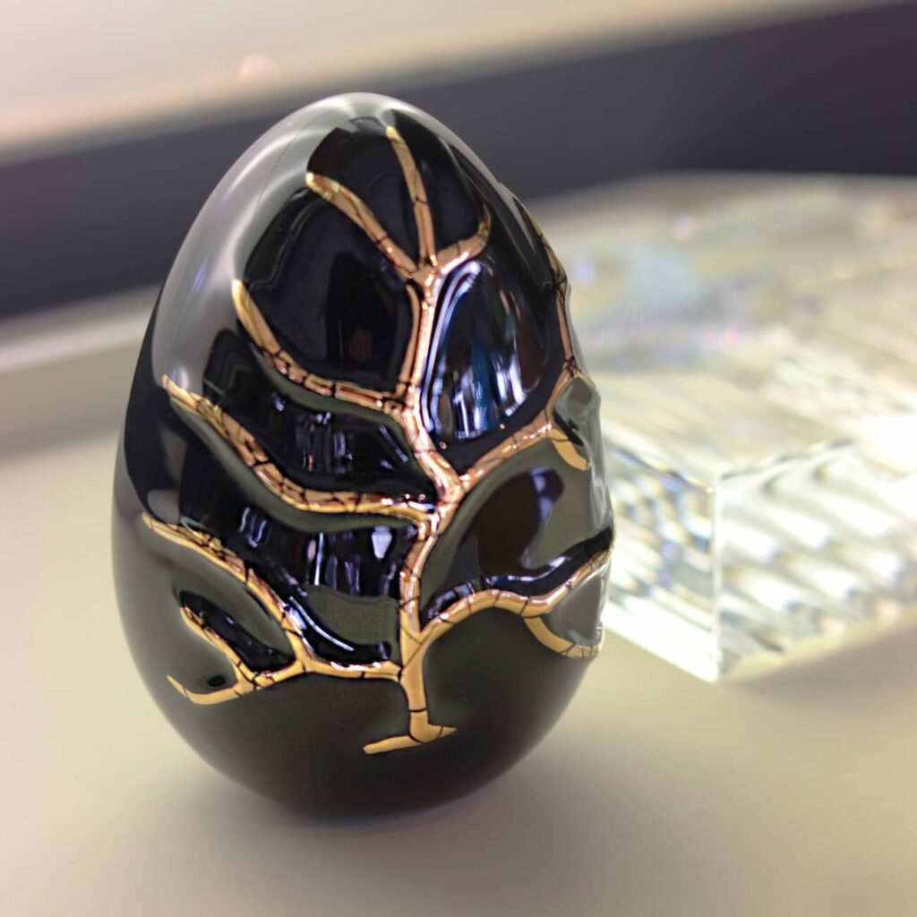 œuf-coraux-ceramique-emaux-longwy