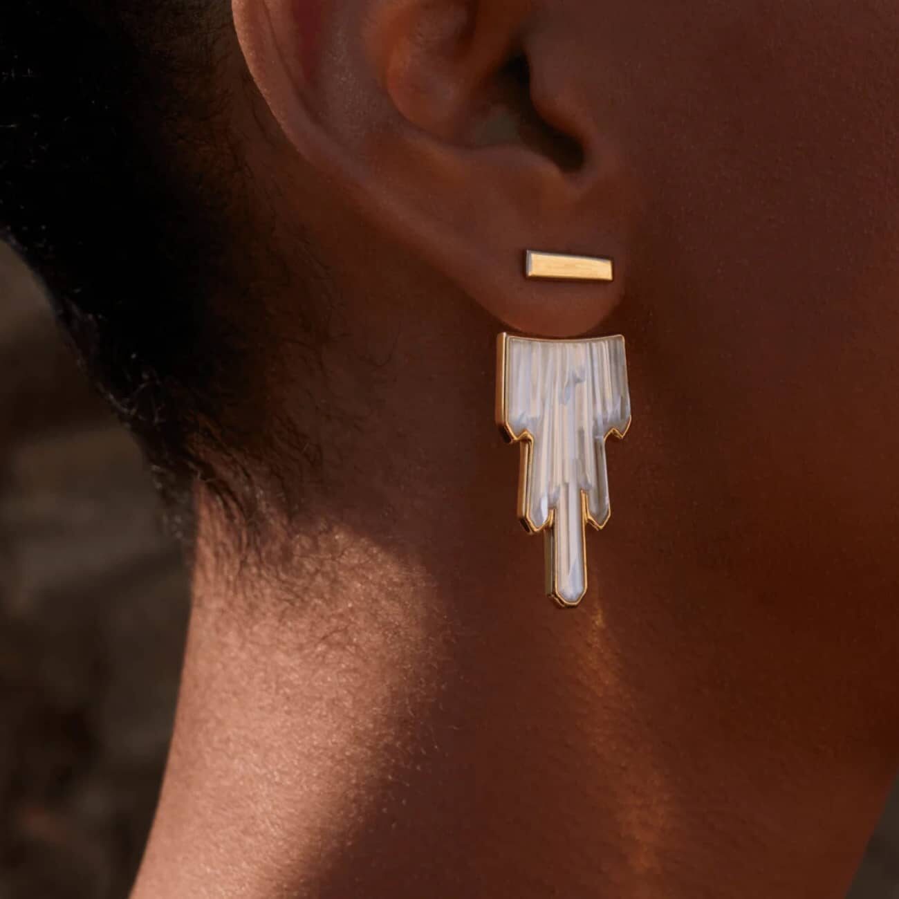 Terramineral earrings Lalique 4 boucles-oreilles-terramineral-incolore