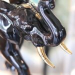 elephant-noir-faience-de-longwy