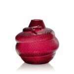 vase-serpent-cristal-rouge-lalique