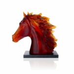 sculpture-tete-de-cheval-ambre-daum-france