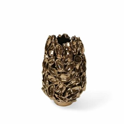 vase-oyster-ceramique-bronze