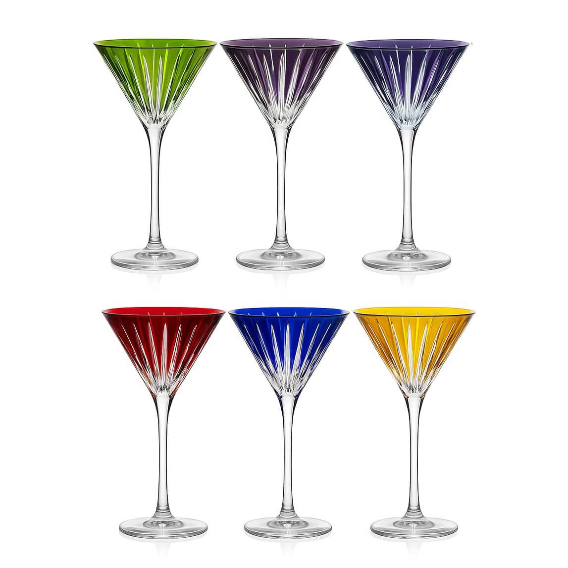 Set of 6 cocktail glasses timeless 1 verre-cocktail-cristal-timeless-couleur