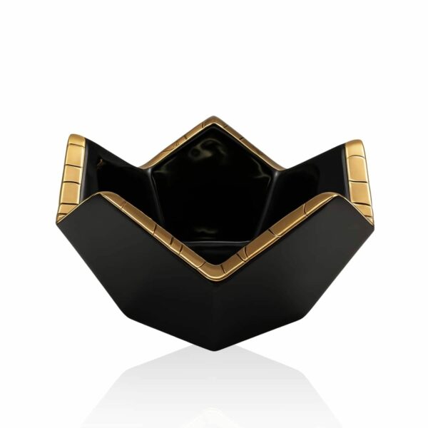 Coupelle-Culbuto-noir-or-emaux-de-Longwy