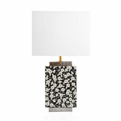 lampe-carre-graphit-flower-longwy