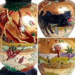 lampe-panthere-emaux-de-longwy