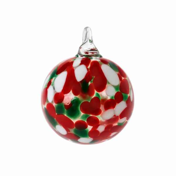 boule-de-noel-verre-mouchete-rouge-vert
