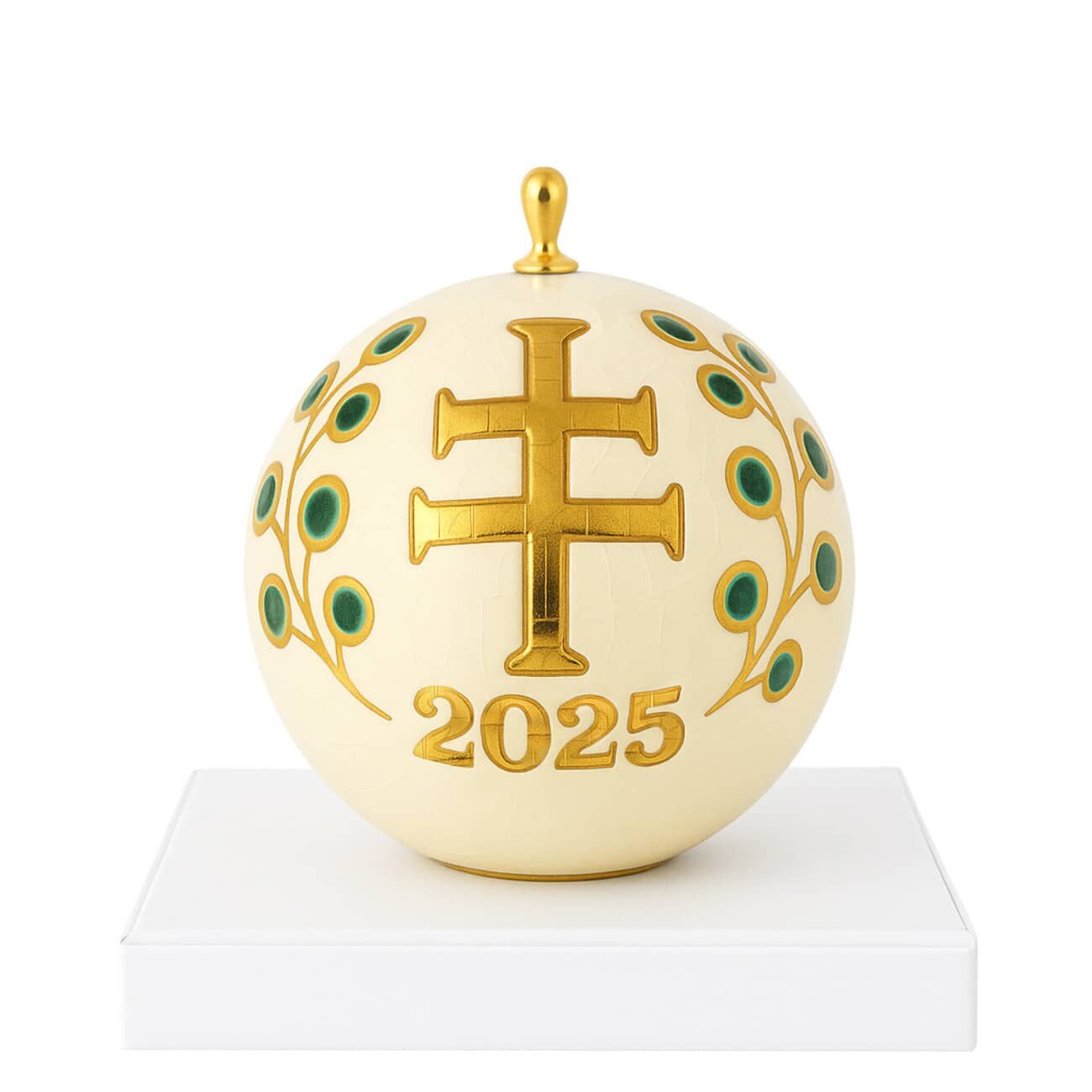 Christmass ball Croix de Lorraine 2025 Vessière X Longwy 1 boule-de-noel-vessiere-2025-croix-de-lorraine