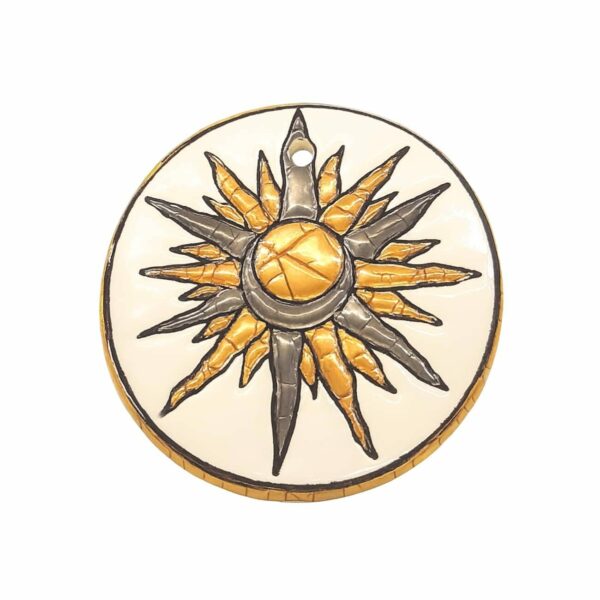 ornement-noel-Soleil-Lunaire-Boggio-faience-emaux-de-longwy