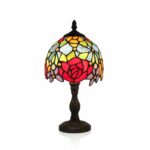 lampe-vitrail-tiffany-florale