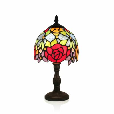 lampe-vitrail-tiffany-florale