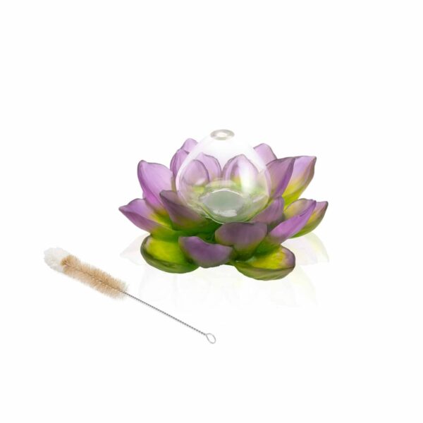 soliflore jardin lotus cristal daum